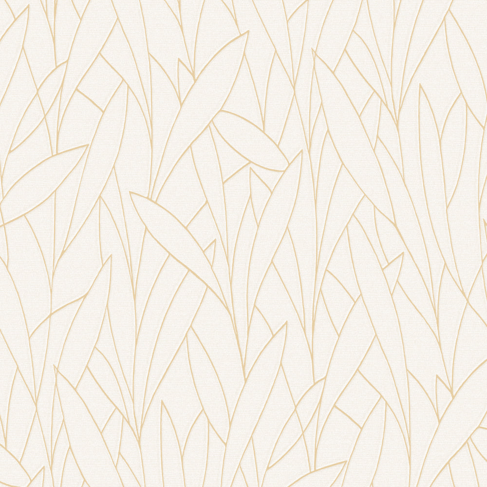 Beige Leaf Outline  72507-2