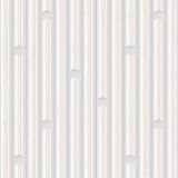 Grey and Cream Wall paper in Wooden Pattern - 34522-1 Series - Stenna