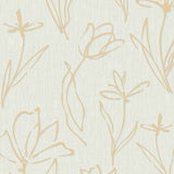 Beige Bloom Outline  62510-3